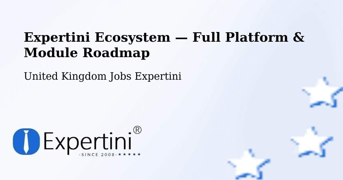 Expertini Ecosystem — Full Platform & Module Roadmap – Basildon